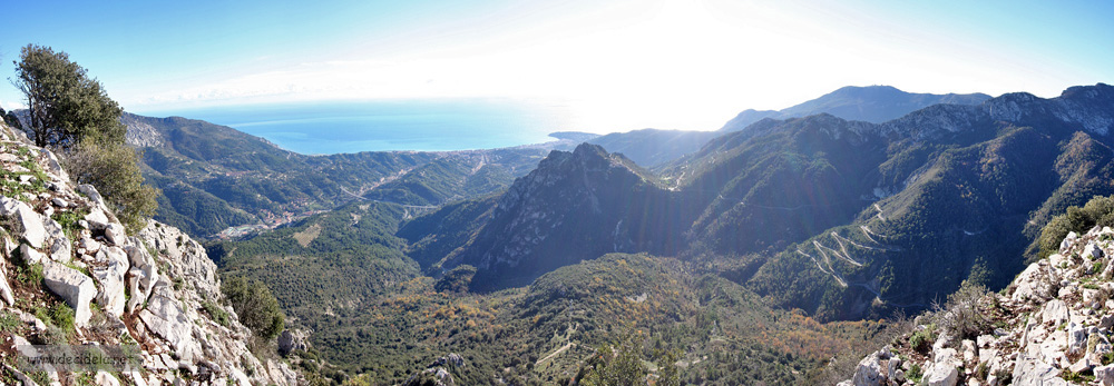 panorama depuis la pointe siricocca