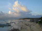 La plage du village principal de Nusa Lembongan