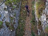 Ma pomme dans la gorge du St Eynard (photo Marie-Alice)
