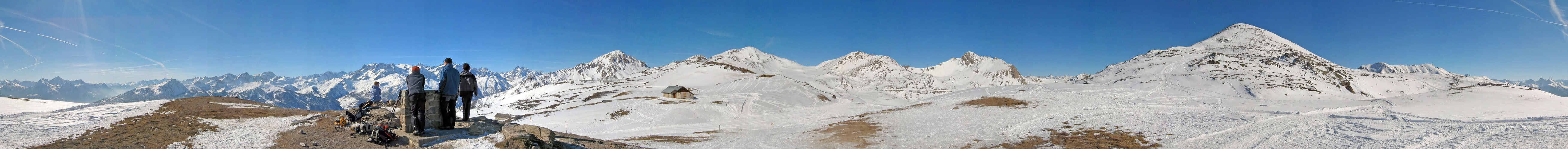 Panorama  360 degrs au col du Granon